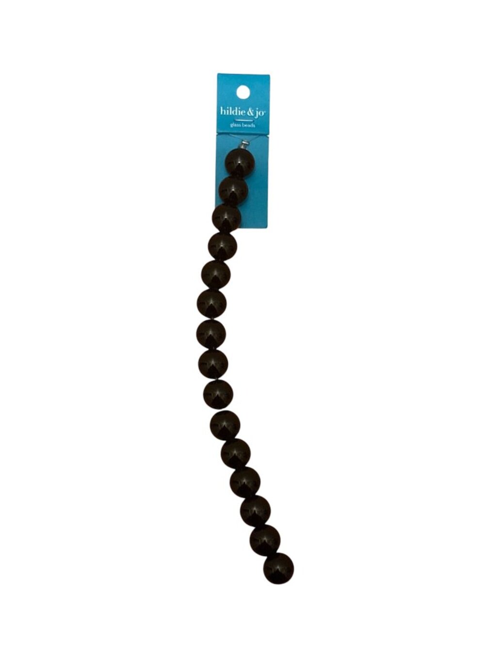 Hildie & Jo Black Glass Beads